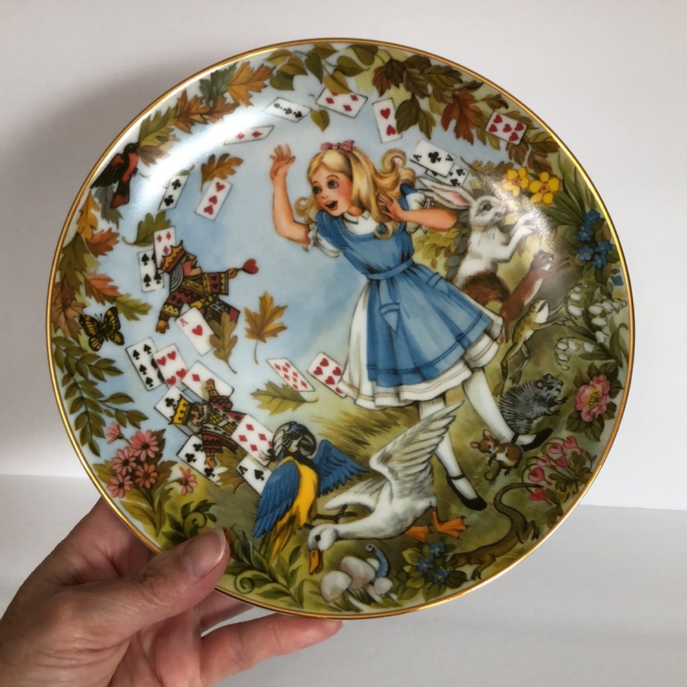Alice In Wonderland “End Of A Dream” 1980 Limited Edition Collector’s Plate